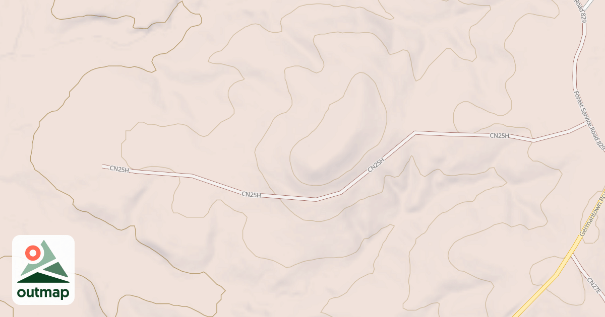Map of USFS Motor Vehicle Use Map Roads {D939B971-EA53-4438-8A91-C75C687D51D5}