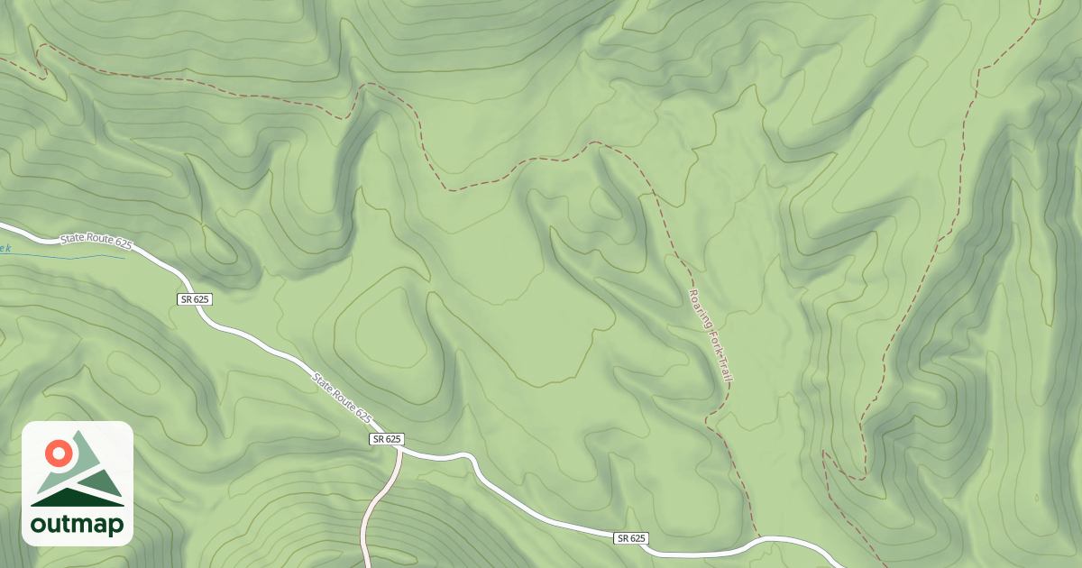 Map of BEAR HOLE HOLLOW