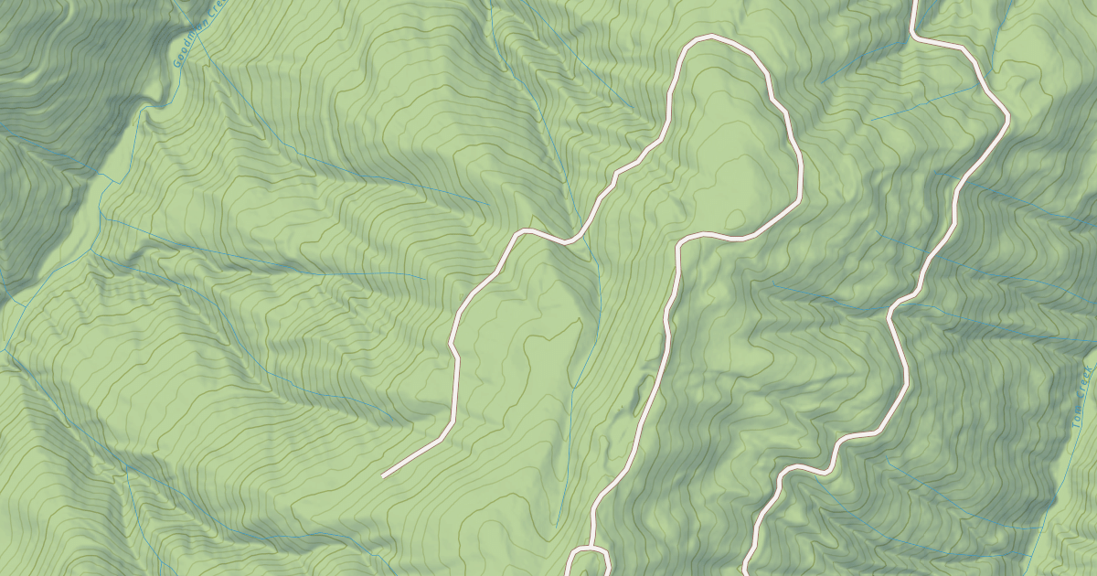 Map preview of USFS National Forest System Roads {F5DB9DD6-684C-4981-8E30-BD0B9A7DF0A5}