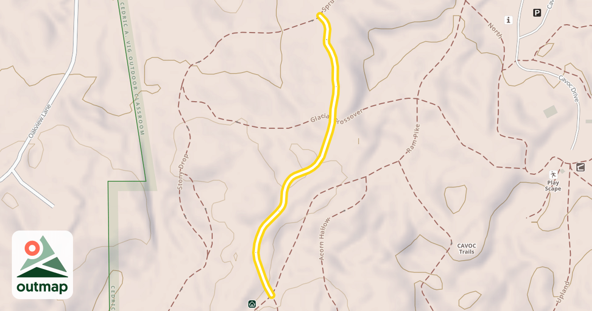 Map of Wolf Run