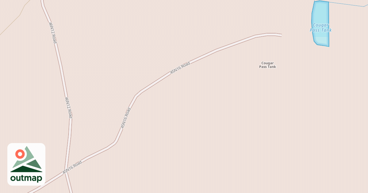 Map of COUGAR PASS TANK