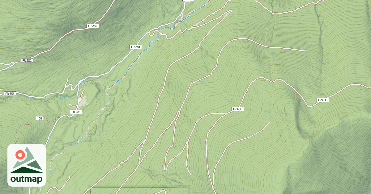 Map of CUTOFF PEAK