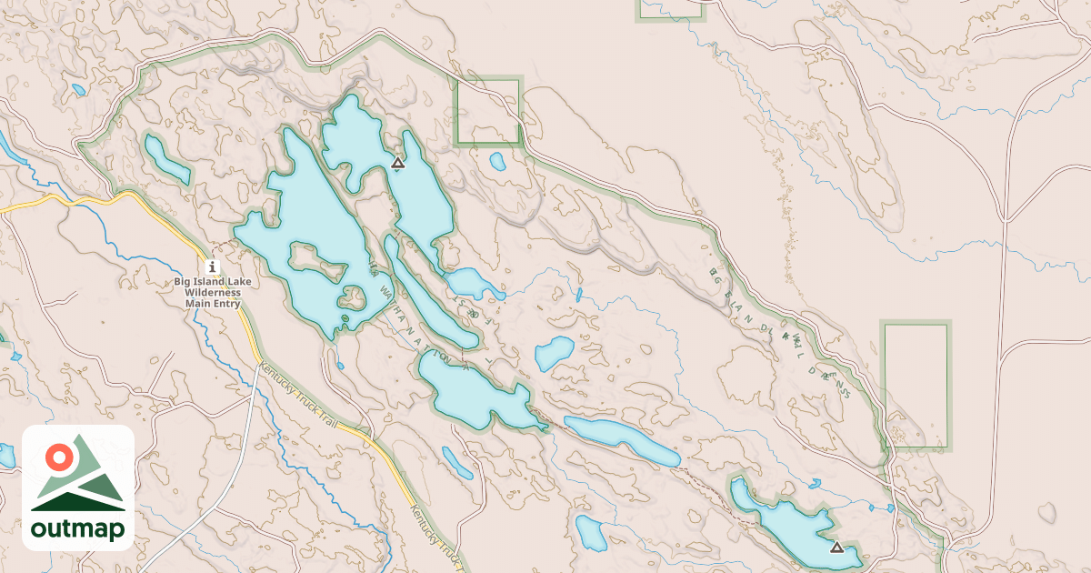 Map of KLONDIKE