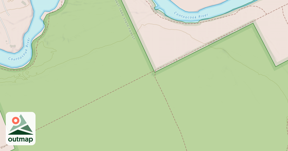 Map of Concord & Claremont