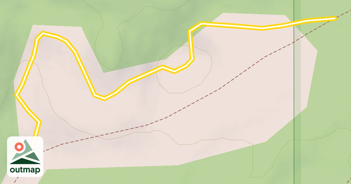 Map of Stumpy's Lower Trail
