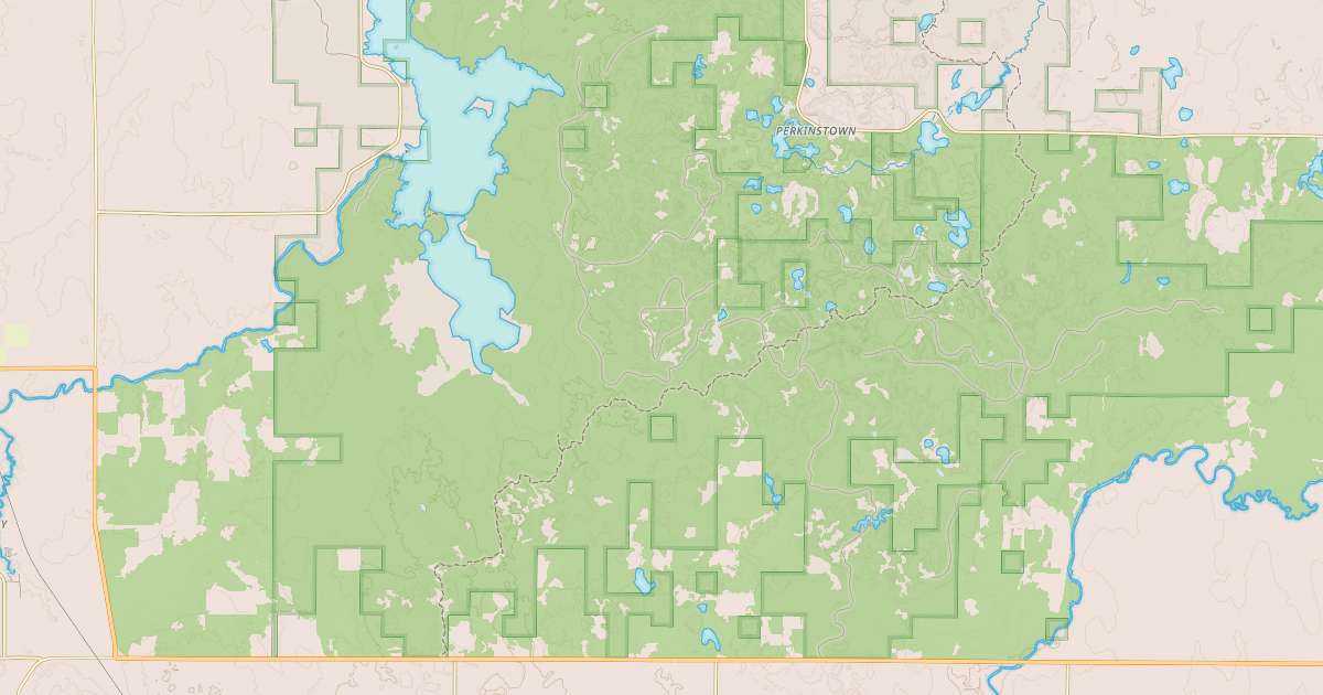 Map preview of USFS Motor Vehicle Use Map Trails 12955