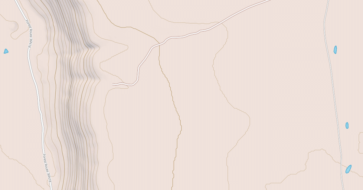 Map preview of BUTTE RIM SPUR