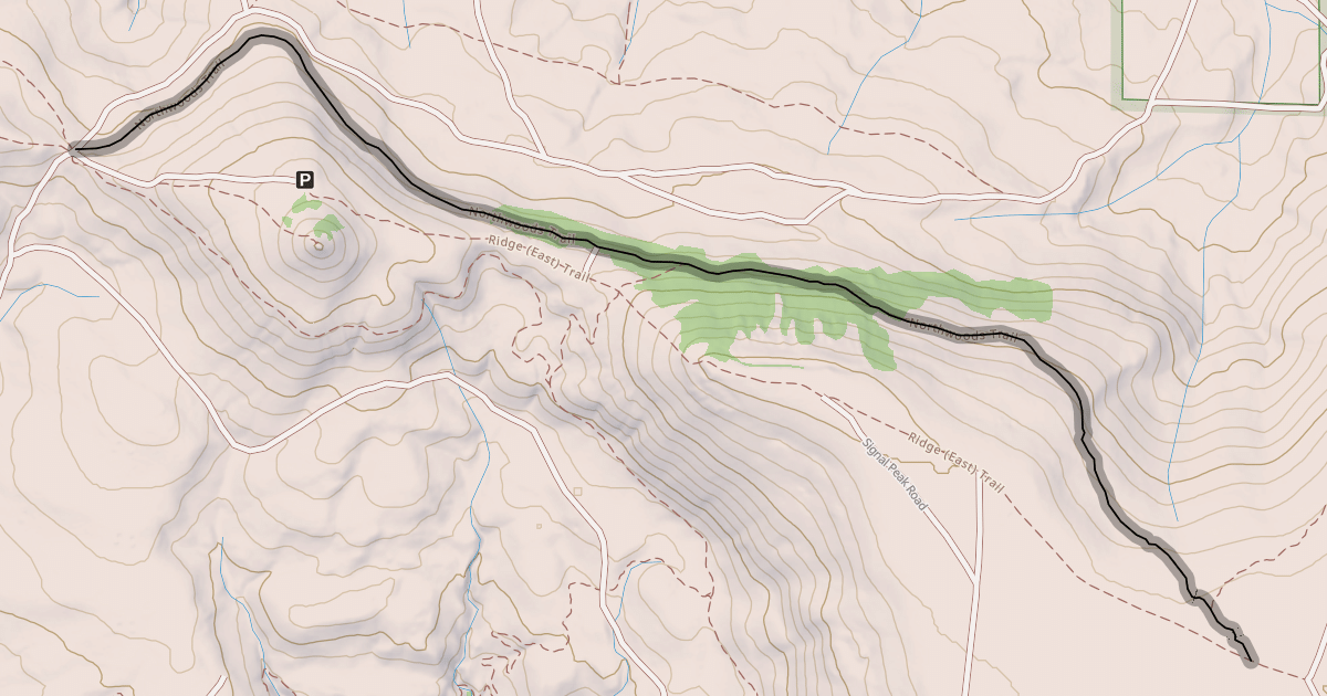 Map preview of Northwoods Trail