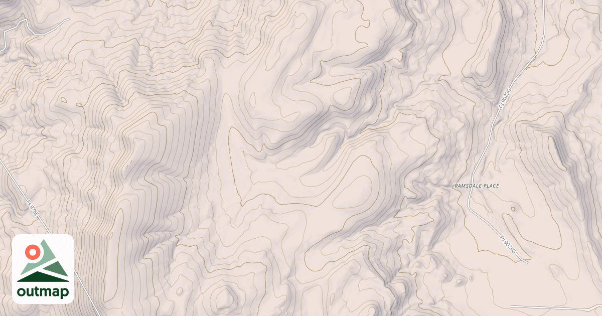 Map of USFS National Forest System Roads {C7B55F5C-19A0-43AA-A705-CFF1A78047B5}
