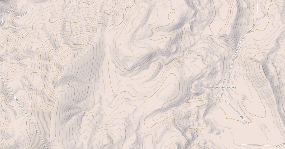 Map preview of USFS National Forest System Roads {C7B55F5C-19A0-43AA-A705-CFF1A78047B5}