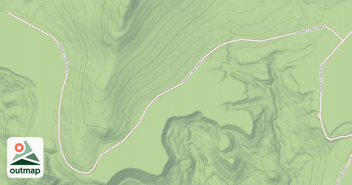 Map of BEAVER CREEK A