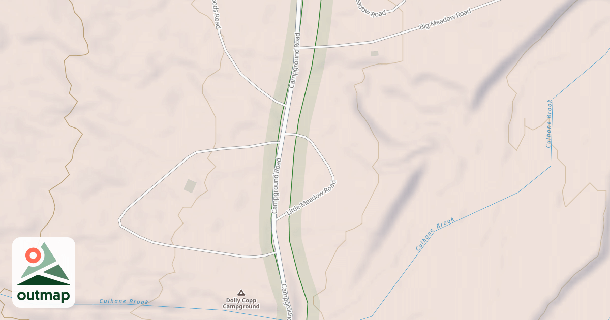 Map of DOLLY COPP SPUR H