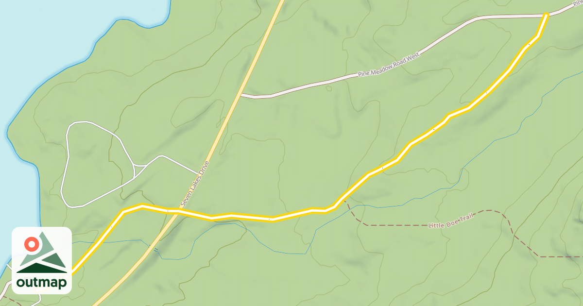 Map of Ski Trail