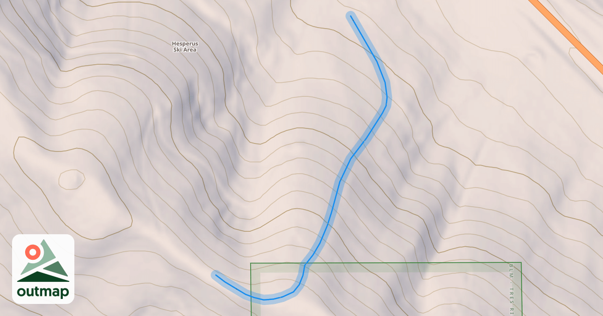 Map of East Lone Pine