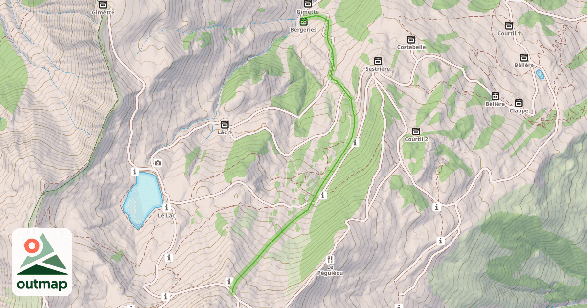 Map of Bergeries