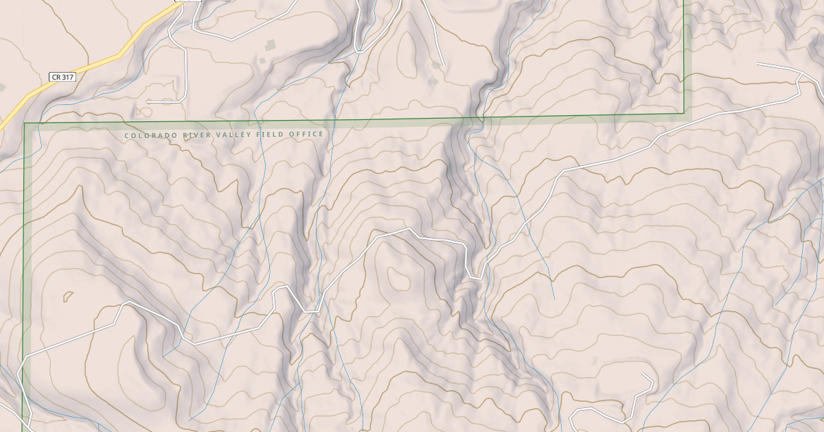 Map preview of BLM National GTLF Public Motorized Roads 95fb821c-8292-44ee-a5d7-2bb7298ab8f6