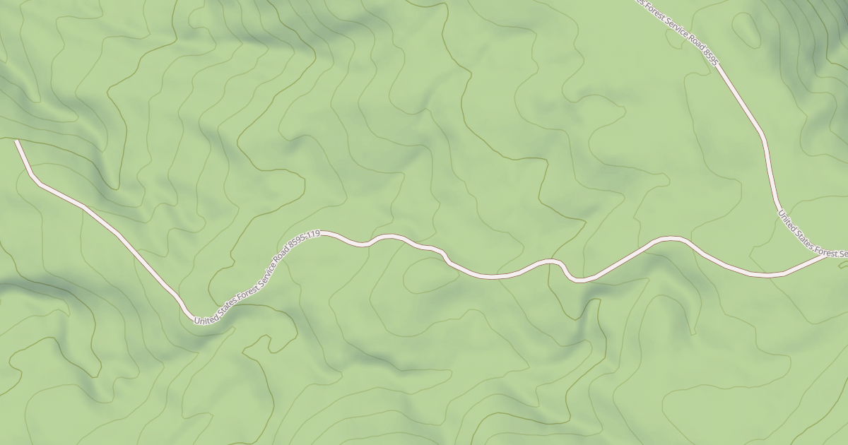 Map preview of USFS Motor Vehicle Use Map Roads {52D64C83-1919-4A08-BD1F-4C4924AA7B15}