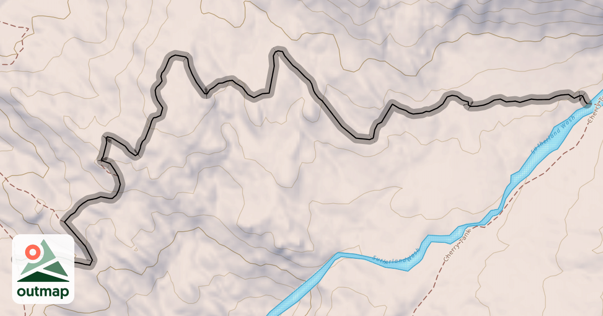 Map of Cowboy Slickrock