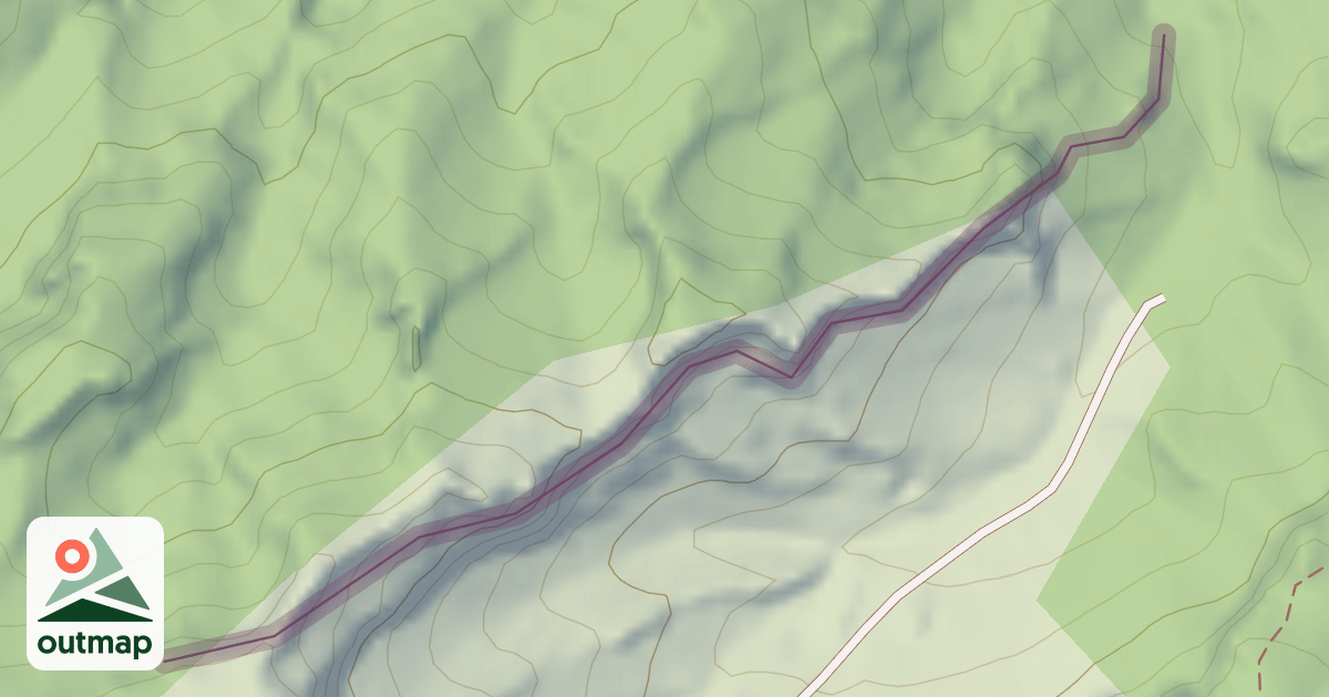 Map of Site d'escalade du Vallon du Grand Guargo