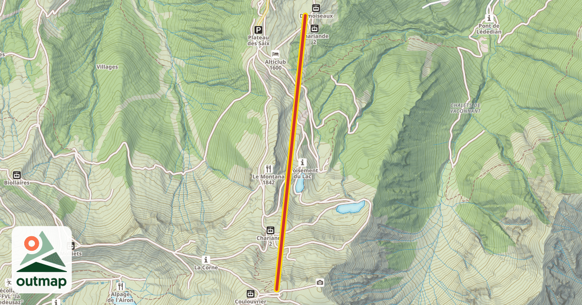 Map of Chariande Express
