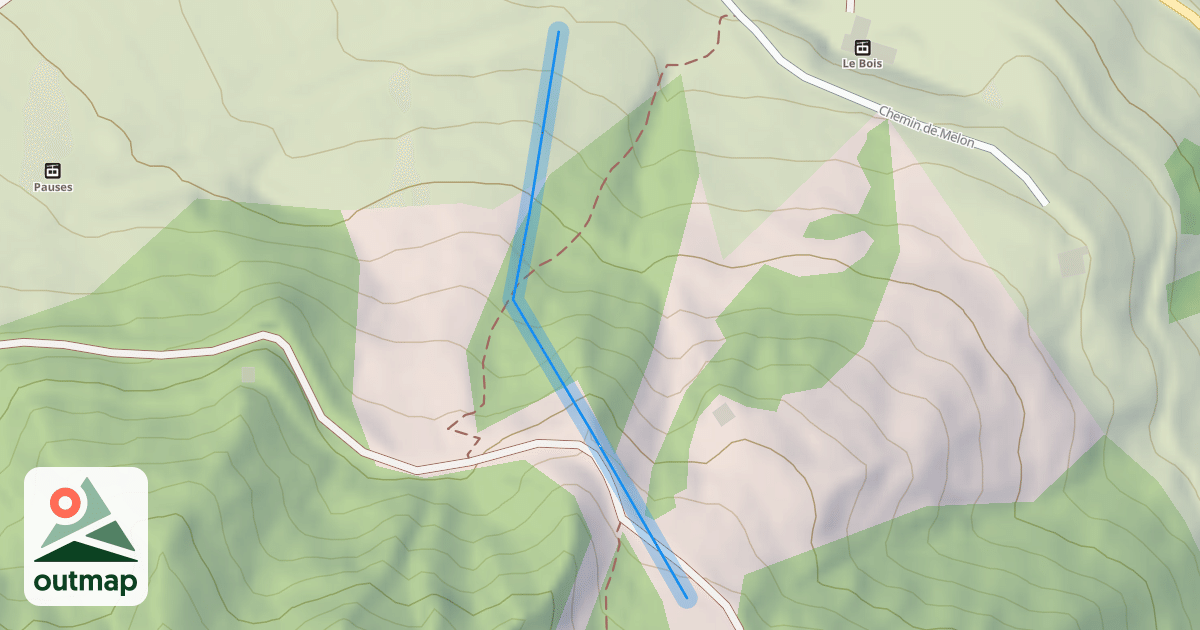 Map of La Platte