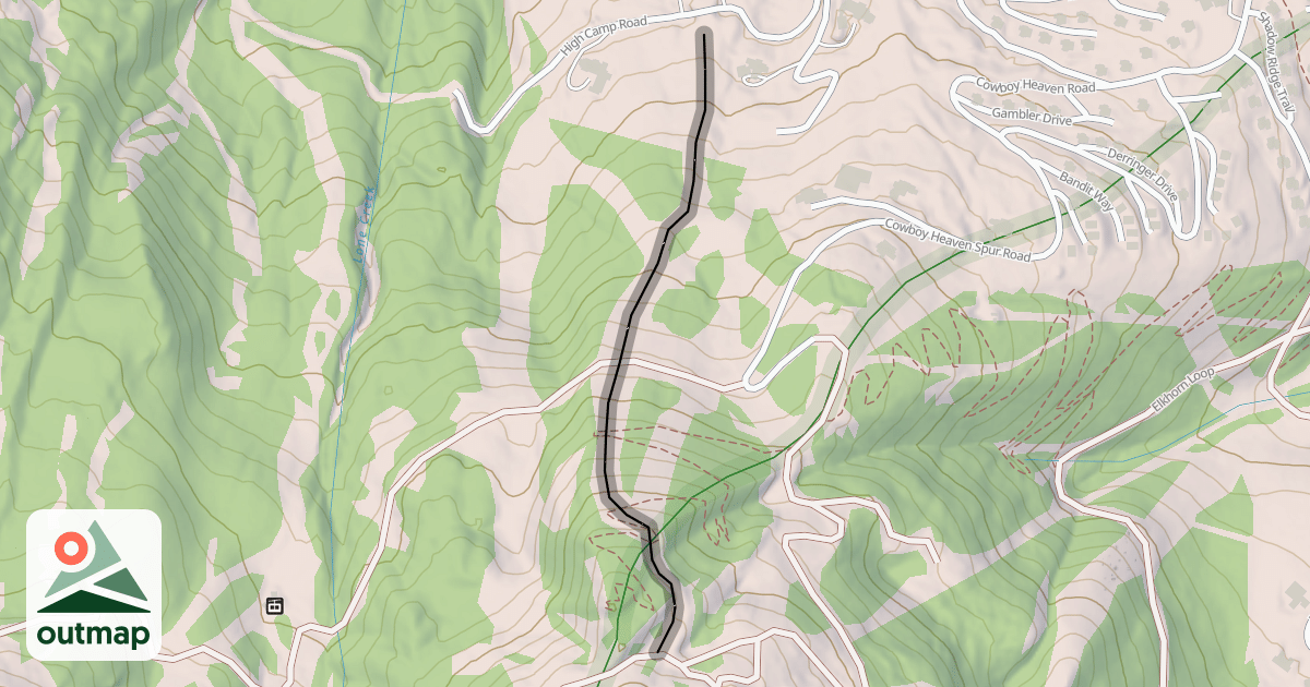 Map of Elkhorn