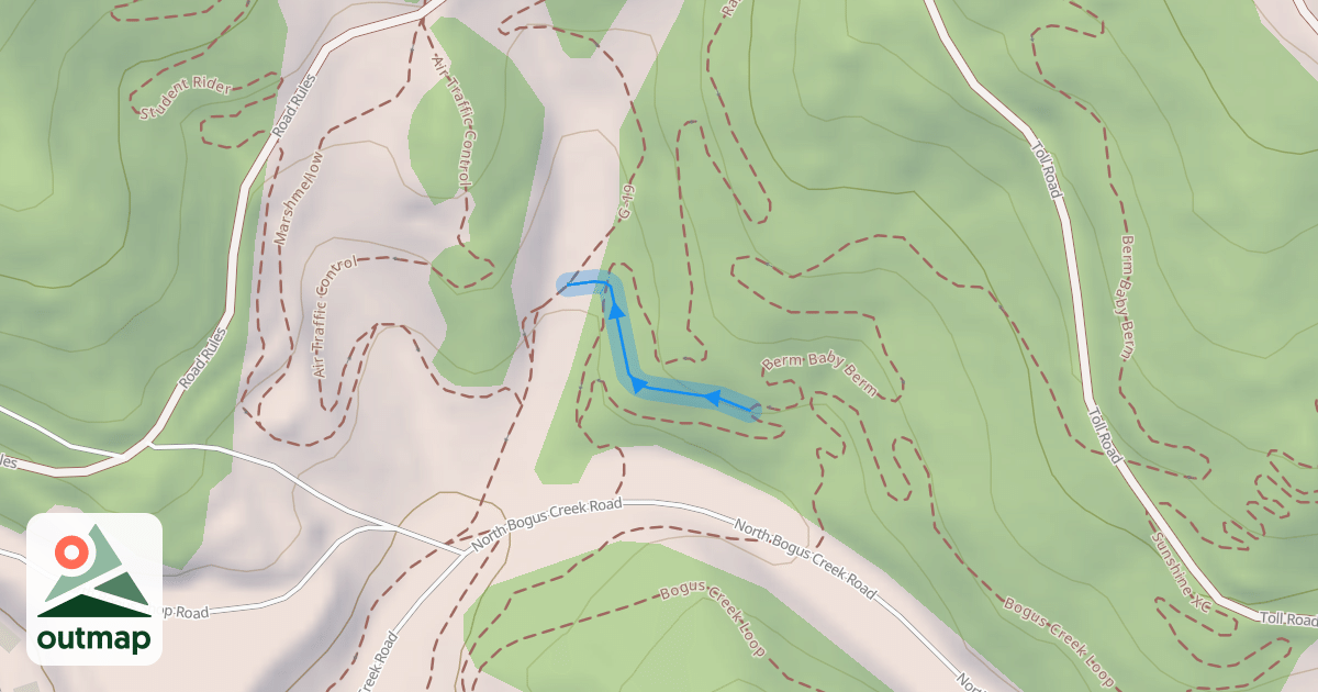 Map of Berm Baby Berm