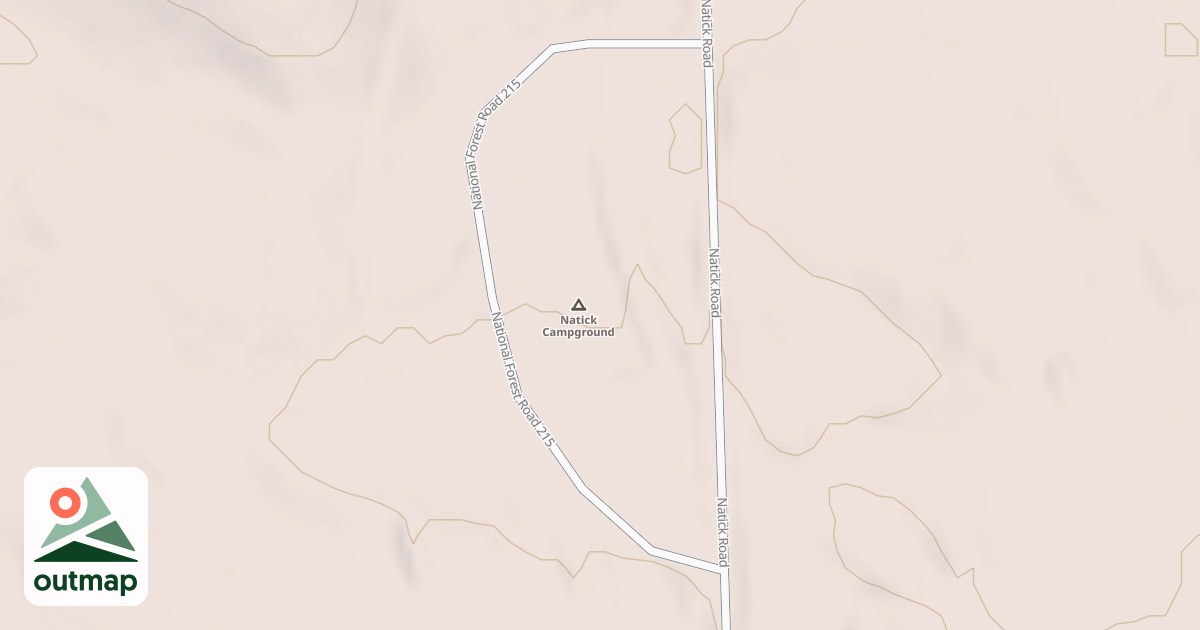 Map of NATICK CAMPGROUND