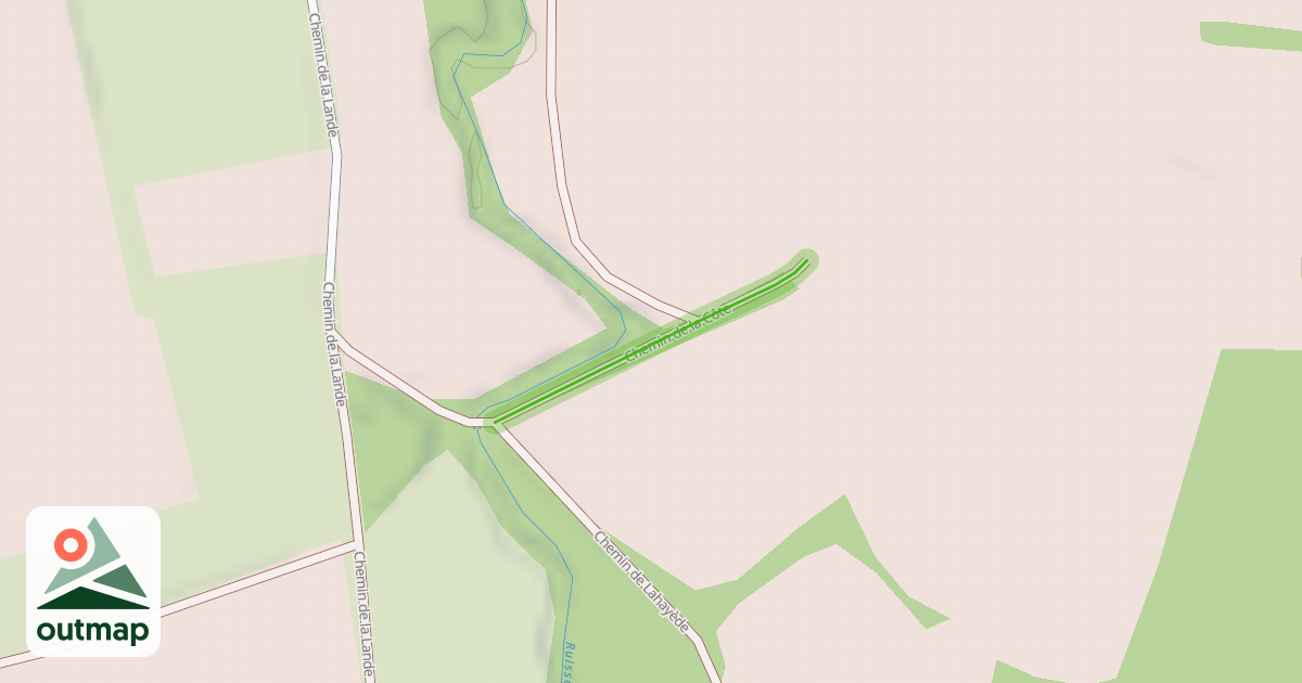 Map of Chemin de la Côte