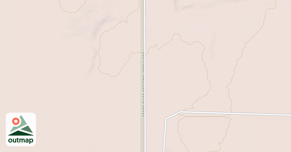 Map of BLACK HORSE BUTTE