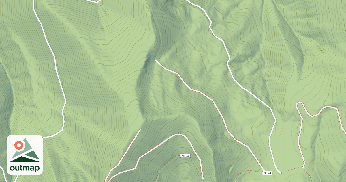 Map of USFS National Forest System Roads {882A2B2B-C062-45EA-86FD-97D63AD85149}