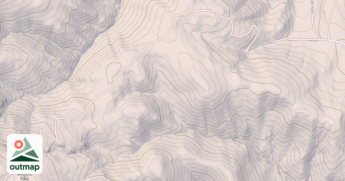 Map of MEDANO PASS
