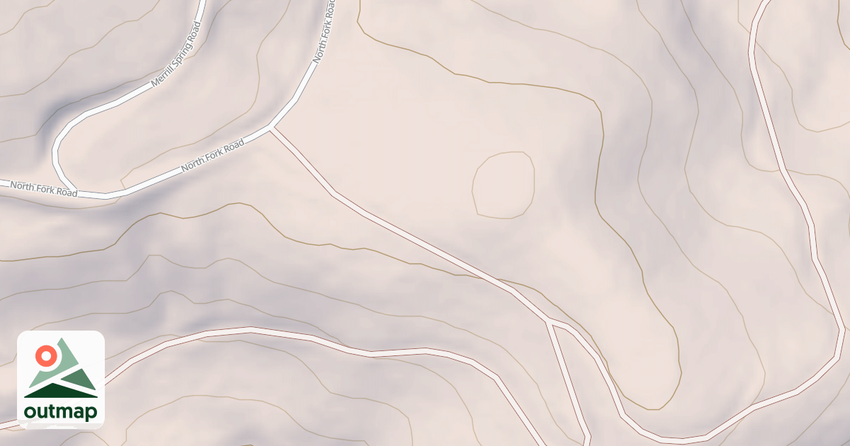 Map of HULL CREEK OHV 4X4