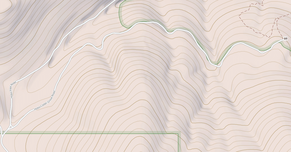 Map preview of HOBO-CEDAR GROVE