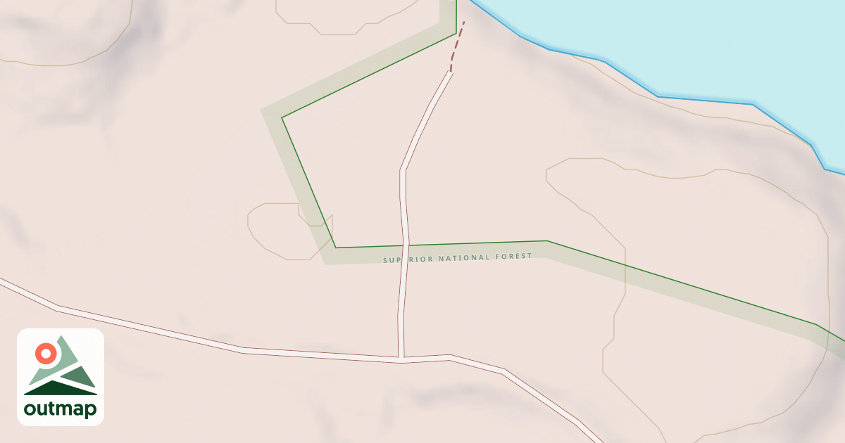 Map of COMFORT LAKE ACCESS