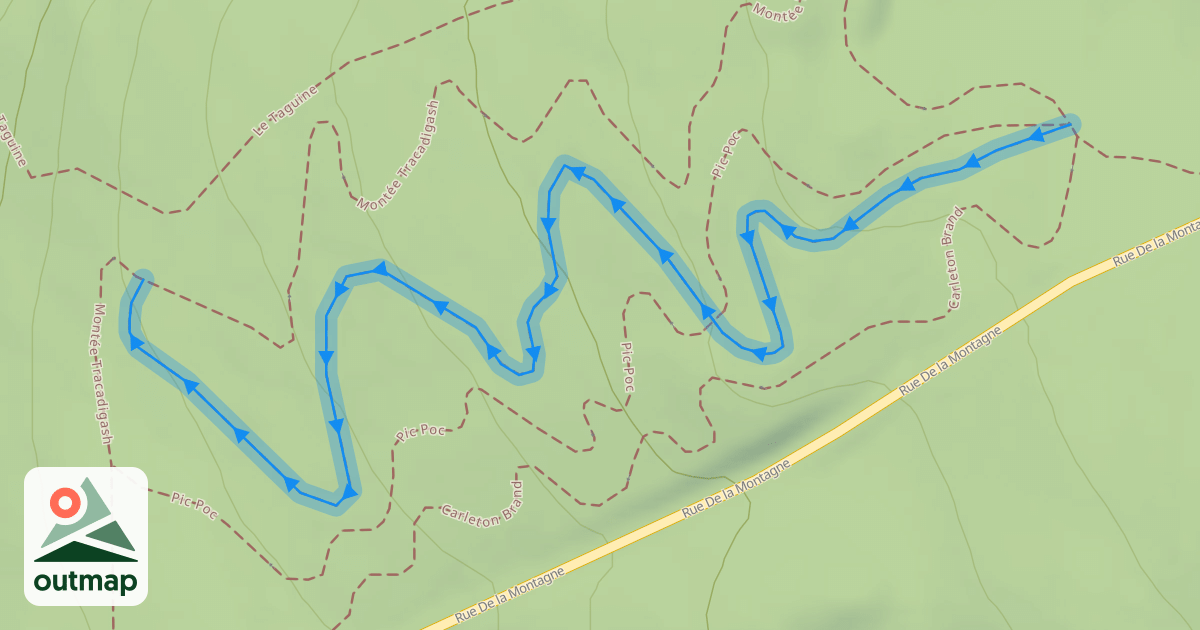 Map of La Tracadigash
