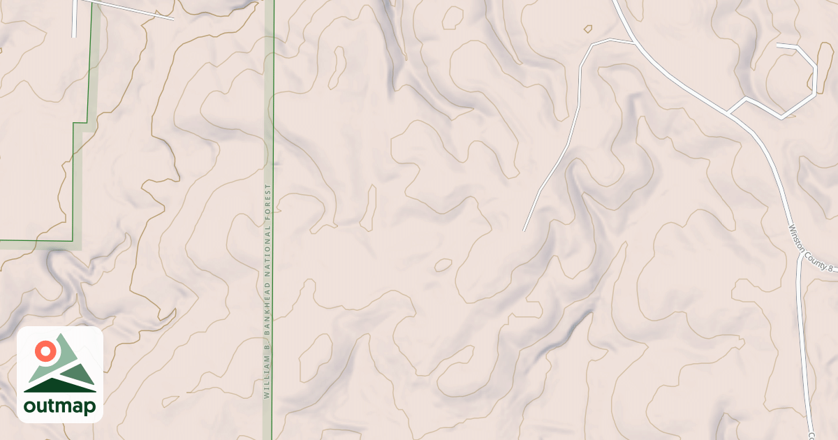 Map of TIG BRANCH
