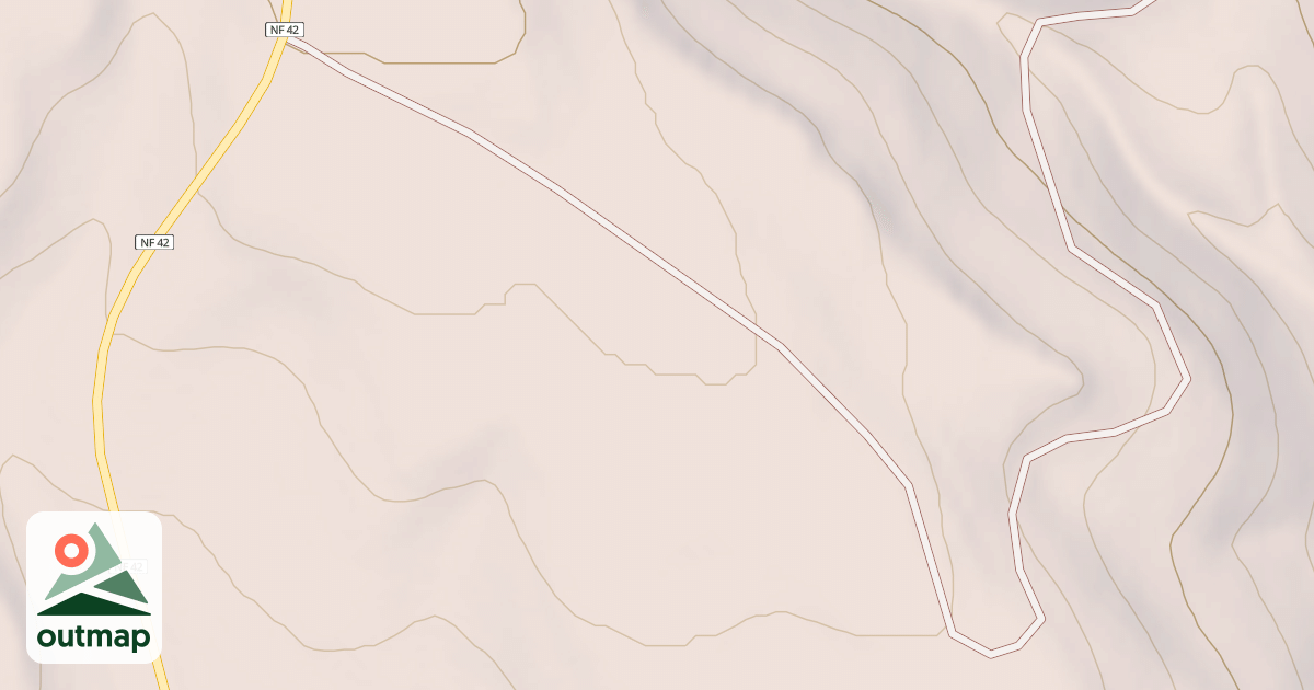 Map of USFS Motor Vehicle Use Map Roads {1F1E2815-7387-4402-981B-3160ABB1F585}