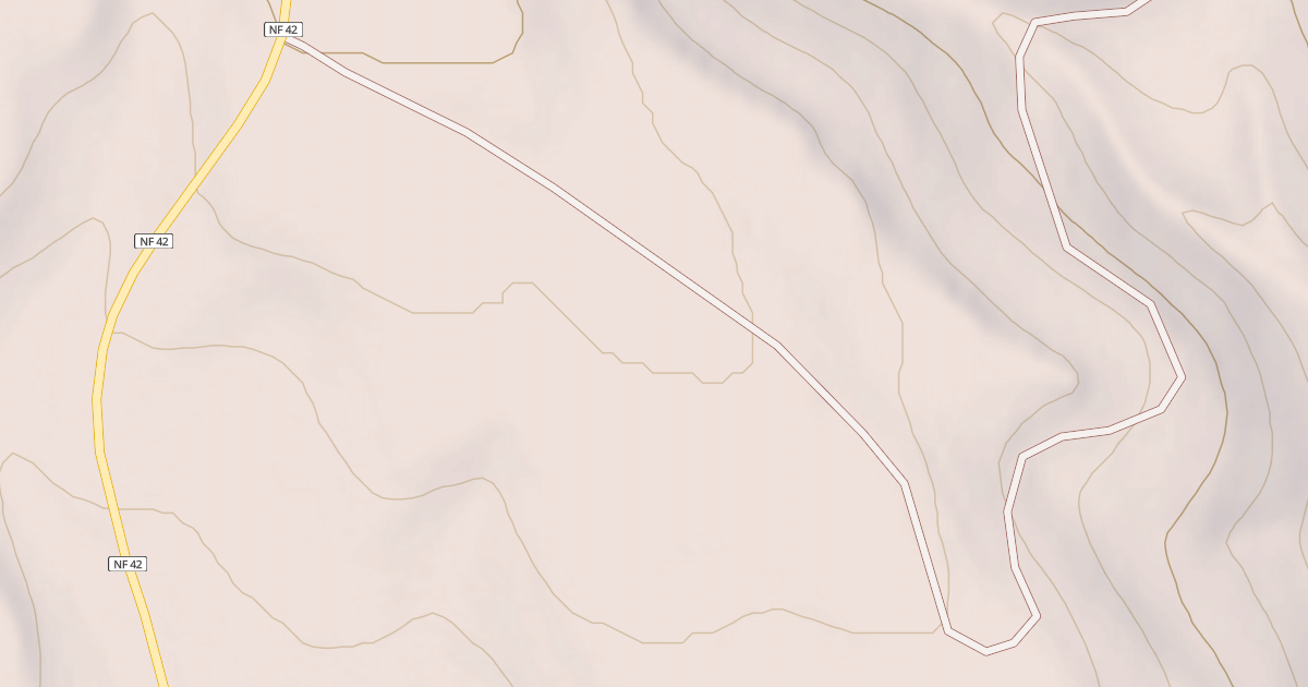 Map preview of USFS Motor Vehicle Use Map Roads {1F1E2815-7387-4402-981B-3160ABB1F585}