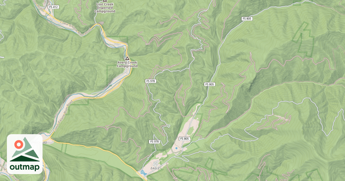 Map of BOBTAIL CUTOFF