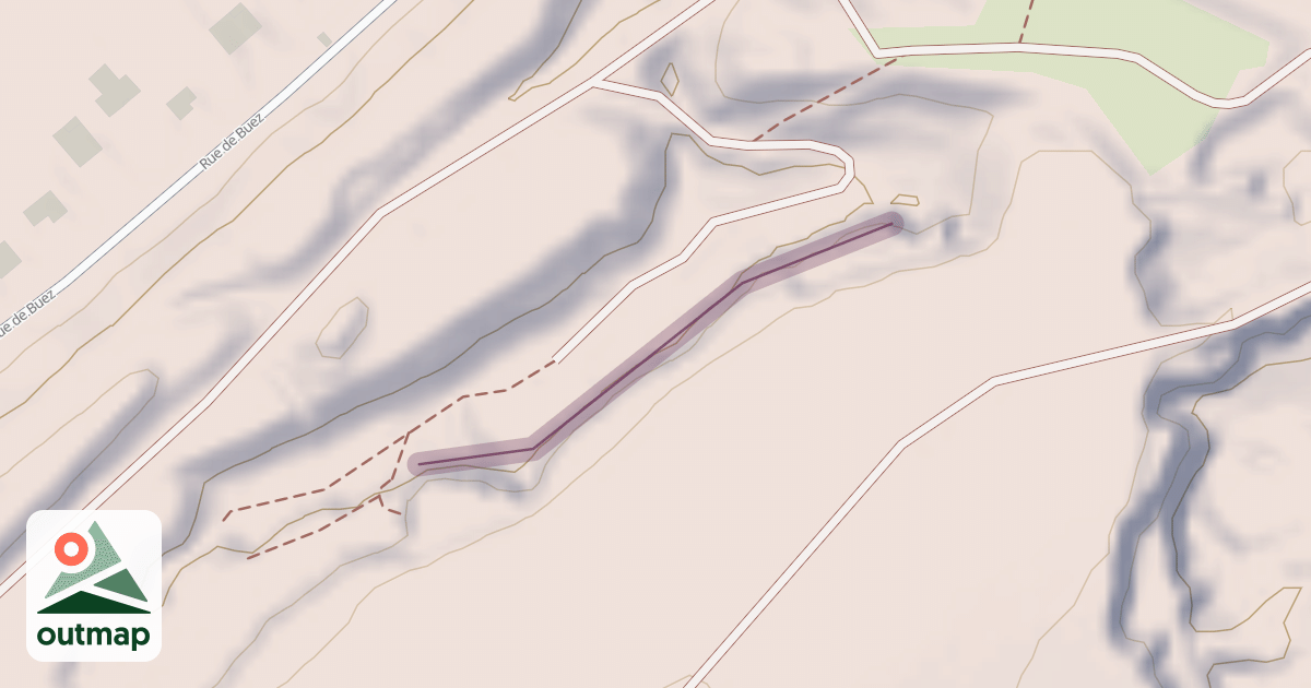 Map of Climbing Crag
