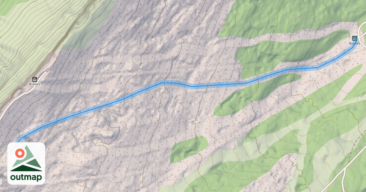 Map of Le Grand Tétras
