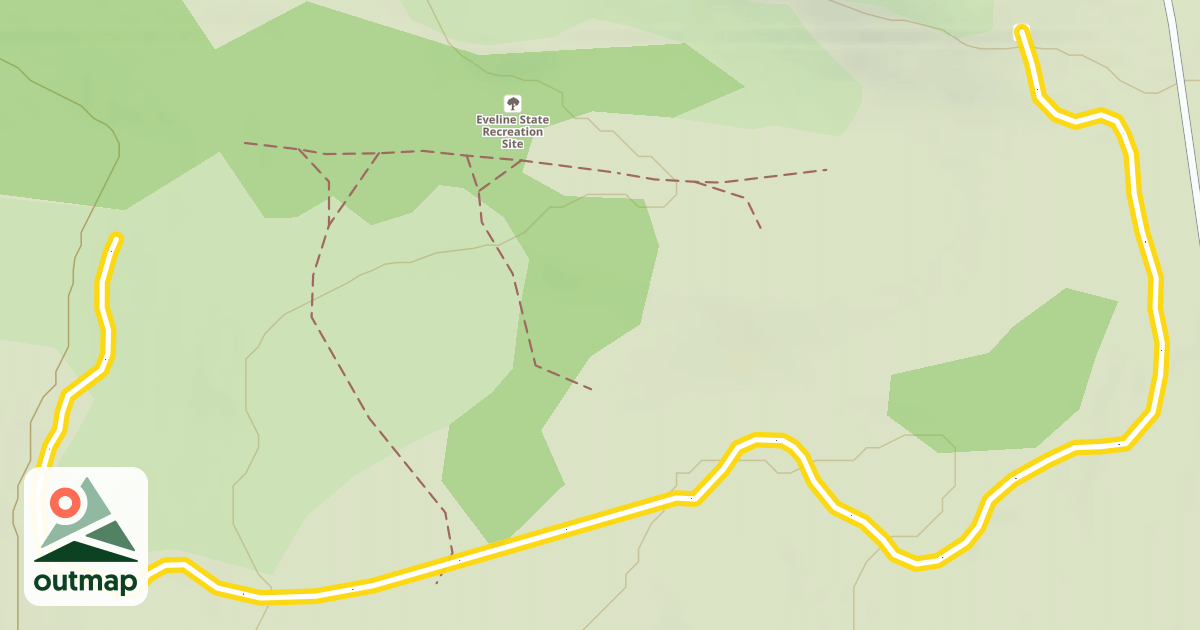 Map of Alpine Meadows Loop