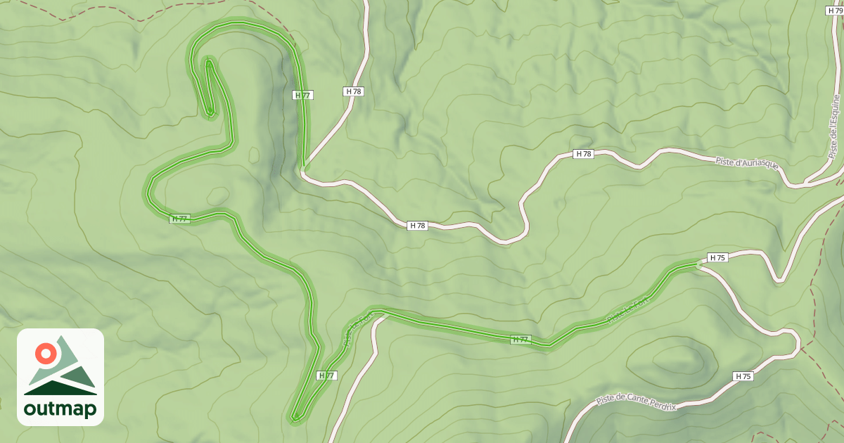 Map of Piste Le Fort