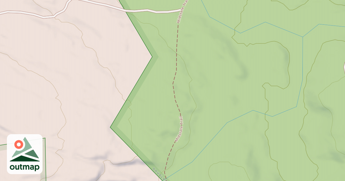 Map of Midstate Trail