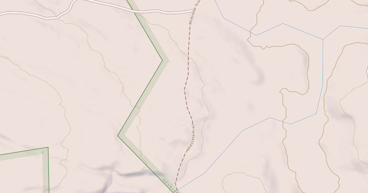 Map preview of Midstate Trail