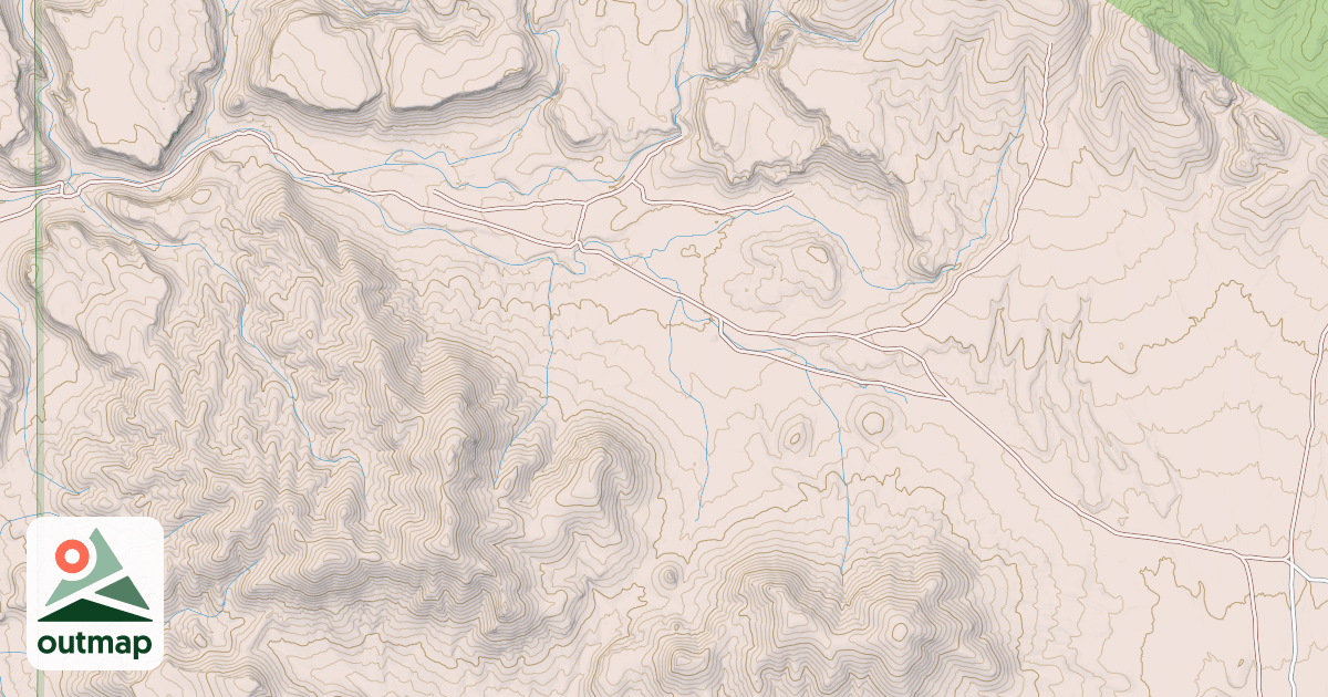 Map of CASTLE ROCK