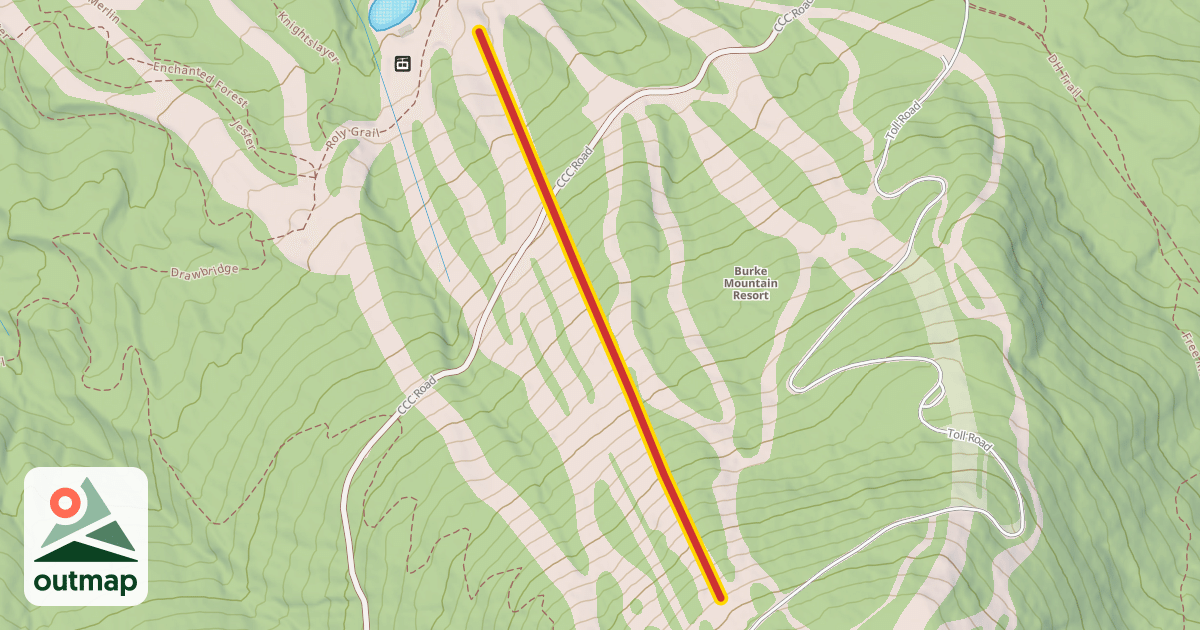 Map of T-Bar