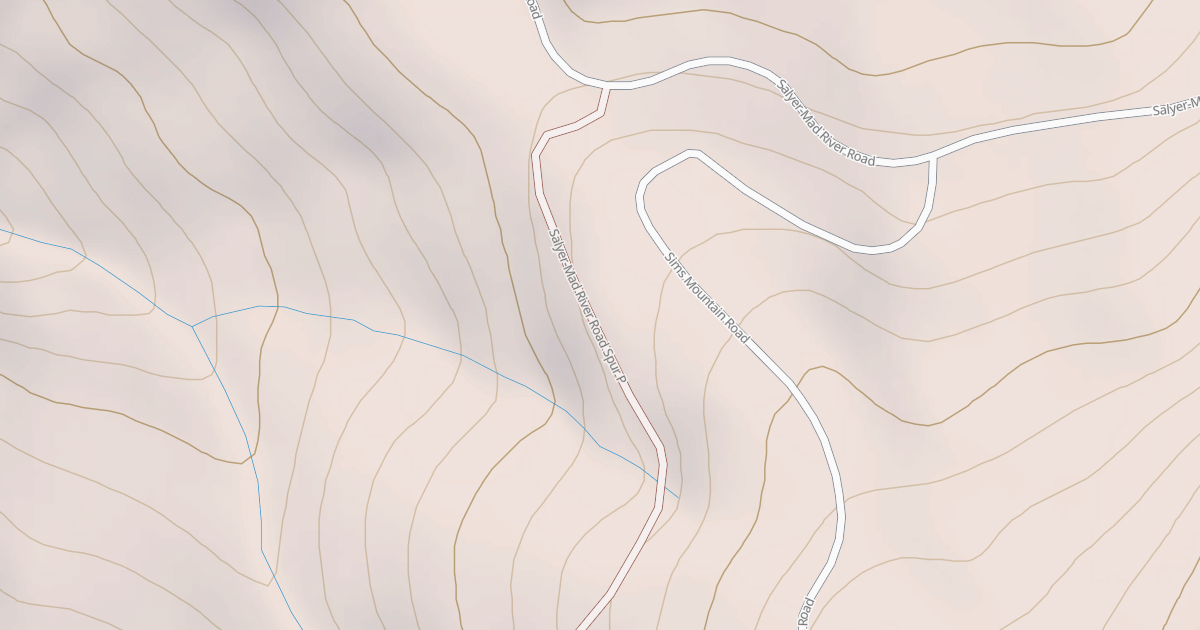 Map preview of SALYER - MAD RIVER