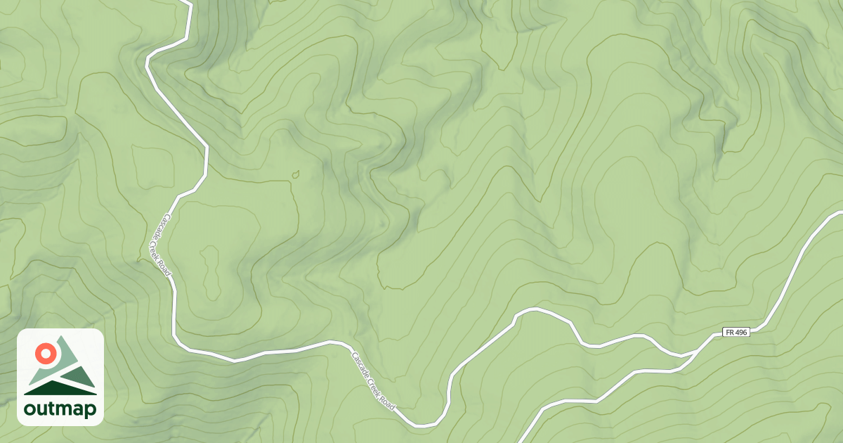 Map of CASCADE CREEK